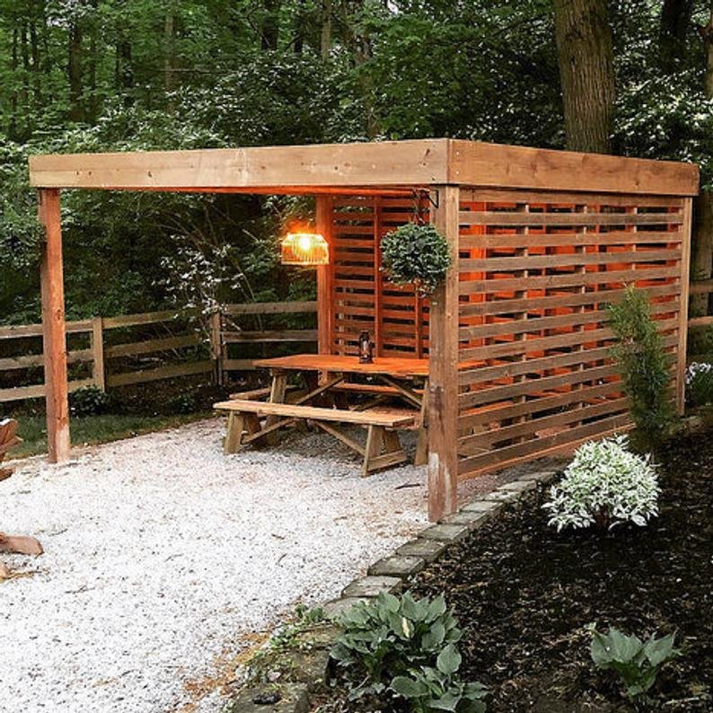 Custom pergola structure